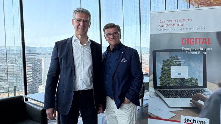 Karl Moll und Zoran Jelen von Techem