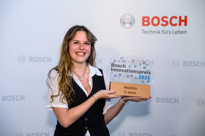 Eine der Preisträgerinnen der HTL Klagenfurt Mössingerstraße, Alina Nessel