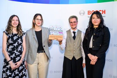 Sieger (m/w) des TGM Wien beim Bosch Innovationspreis 2025