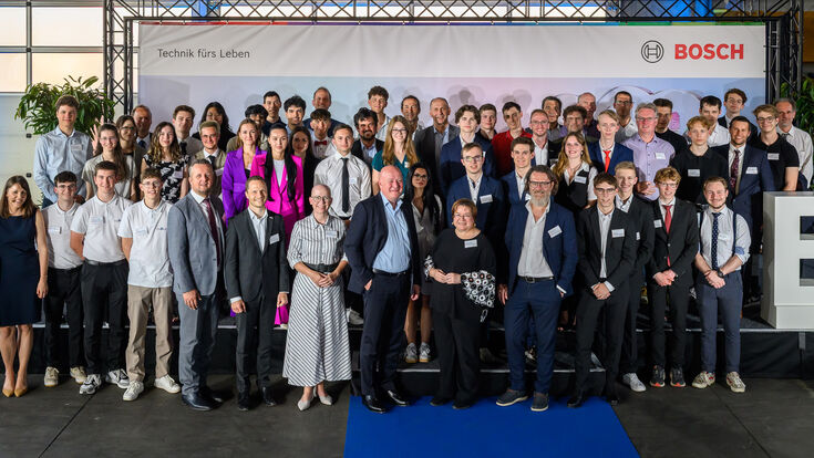 Teilnehmende der Verleihung des Bosch Innovationspreises 2025 in Wien
