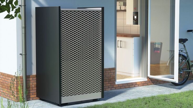 Außeneinheit der Monoblock Wärmepumpe LWPM 16 von Austria Email