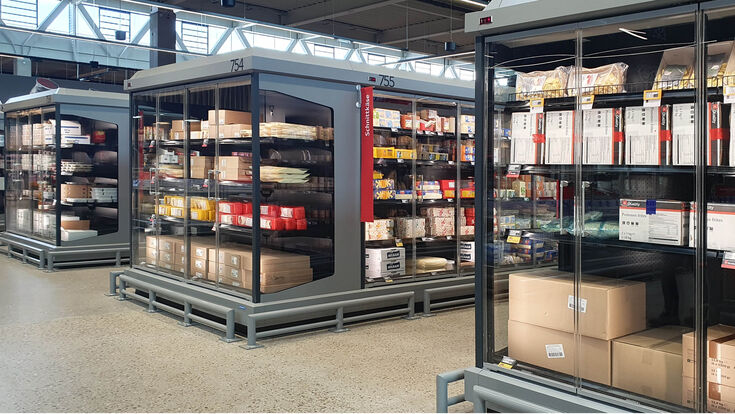 transparente Kühlmöbel von Hauser im Transgourmet Abholmarkt in Wals-Siezenheim
