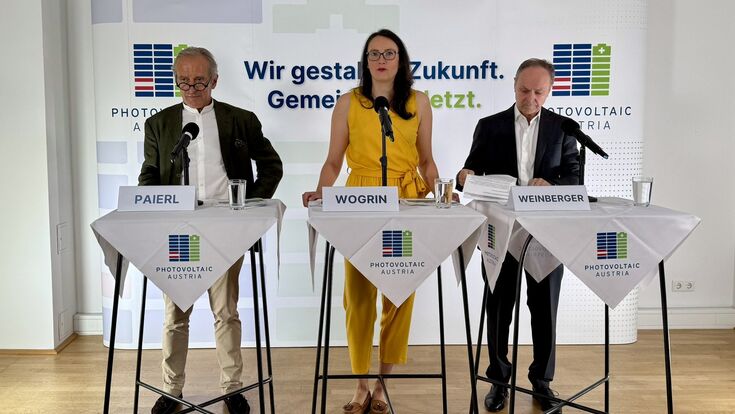 Herbert Paierl, Prof. Sonja Wogrin, Alfred Weinberger (von links nach rechts)