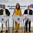 Herbert Paierl, Prof. Sonja Wogrin, Alfred Weinberger (von links nach rechts)