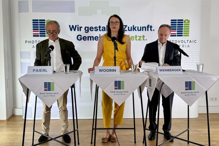 Herbert Paierl, Prof. Sonja Wogrin, Alfred Weinberger (von links nach rechts)