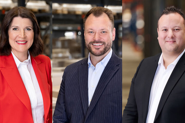 Erika Hochrieser, Florian Bouchal und Robert Just, Frauenthal Handel Gruppe