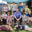 Markus Steinbrecher mit Kindern des Ferienprogramms HOLTER Bambini