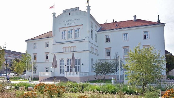 Das Rathaus von Tulln in Niederösterreich