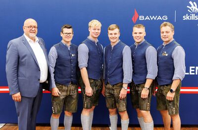 Andreas Kandioler, Simon Aschmüller, Teilnehmer Mechatronik Leon Korak & Noah Scheriau, Teilnehmer Kälte- & Klimatechnik Jonas Danninger und Rupert Danninger