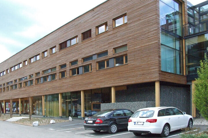 Gebäude in Österreich, in Holz gebaut und energieeffizient klimatisiert
