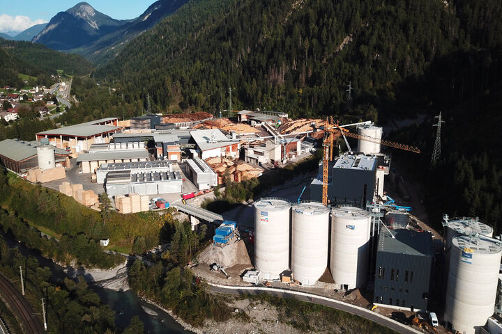 Das neue THEURL Pelletwerk in Assling, Tirol.