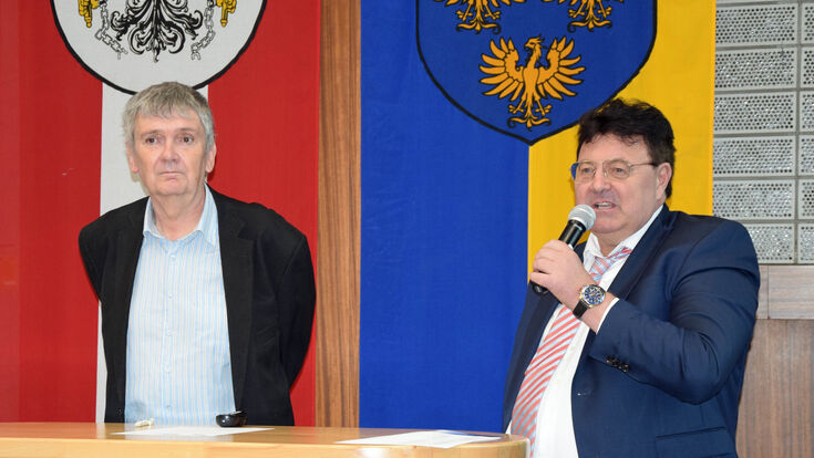 Gisbert Rieß und Gerald Stickler, v. l.