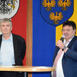 Gisbert Rieß und Gerald Stickler, v. l.