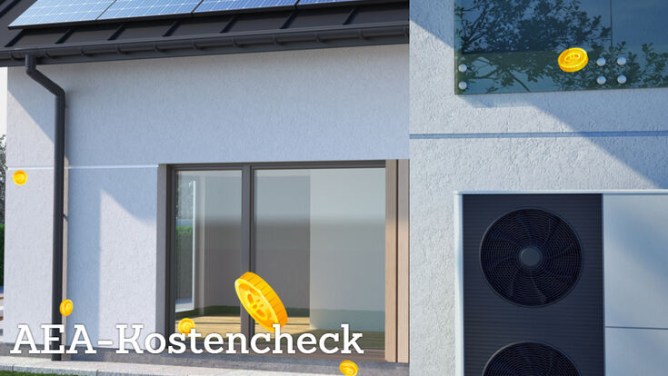 Webseite der Österreichischen Energieagentur mit AEA-Kostencheck