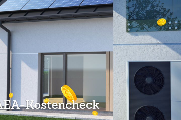 Webseite der Österreichischen Energieagentur mit AEA-Kostencheck