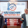 Andreas Klaudus und Harald Erös referieren bei der Kältetechnik Akadamie Veranstaltungen am 17. November und 01 Dezember 2025
