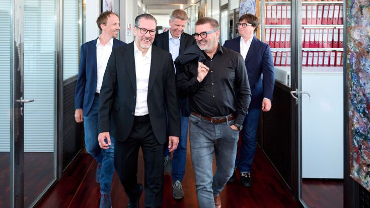 Christian Lackner, Ralf Staadt, Harald Pönninger, Klaus Petraschka, Roman Flores Espinoza von KPPK Ziviltechniker
