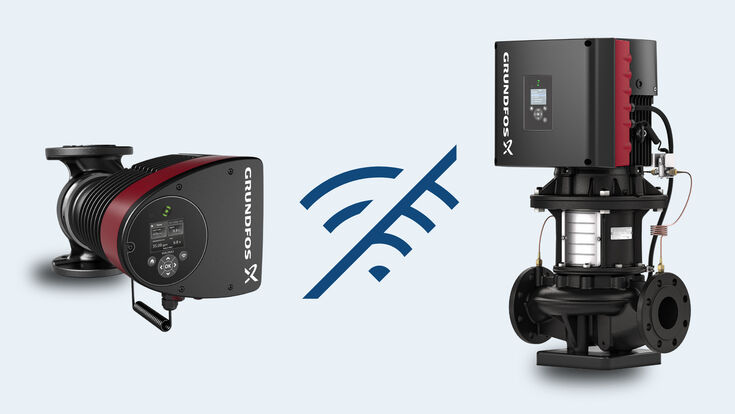 Grundfos Pumpen in einer funklosen Version without Radio