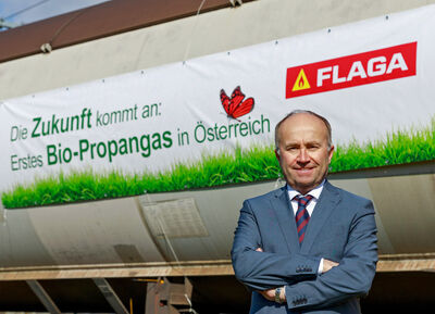 Gerhard Ölsinger, Geschäftsführer des Flüssiggasanbieters FLAGA in Österreich
