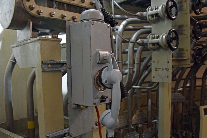 Blick in einen Teil des Atomkraftwerks Zwentendorf