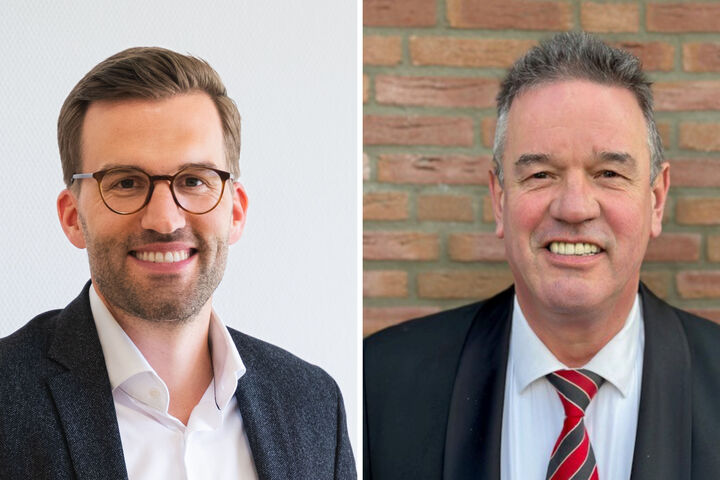Christian Sieg (li.), Erik Feijen (re), BDR Thermea Deutschland