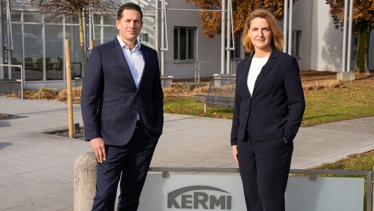 Kerstin Sticht (rechts) und Jan Kujaw, Kermi
