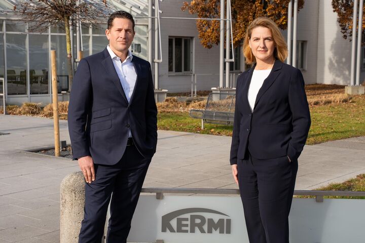 Kerstin Sticht (rechts) und Jan Kujaw, Kermi