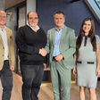Erwin Schreiblehner, Gerhard Franye, Erich Steinreiber und Katrin Buchsteiner sorgen für neue Power in der Gebäudetechnik bei ISS Österreich