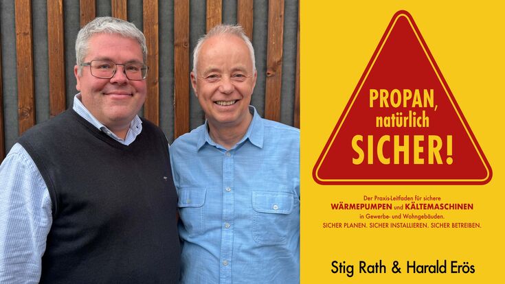 Harald Erös und Stig Rath, Autoren des Buches „Propan, natürlich sicher“