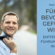 Buch-Cover „Führe, bevor du geführt wirst“ und Autor Peter Mender