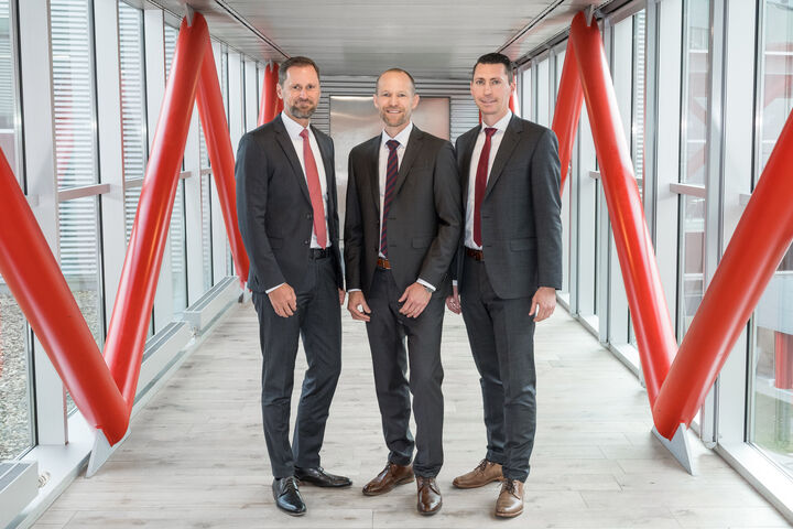 Mario Schindlmayr, Michael Hempt, Laurenz Tanzer von Würth Österreich