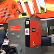 Messestand von Fröling auf der Energiesparmesse in Wels