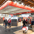 Messestand von Hargassner auf der Energiesparmesse in Wels