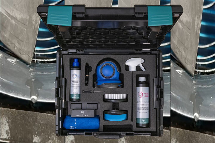 Wasser, das bei einem Ventilator abläuft;  Vereisungsschutz für Wärmepumpen-Außengeräte von BA-Bachler in einer L-Boxx