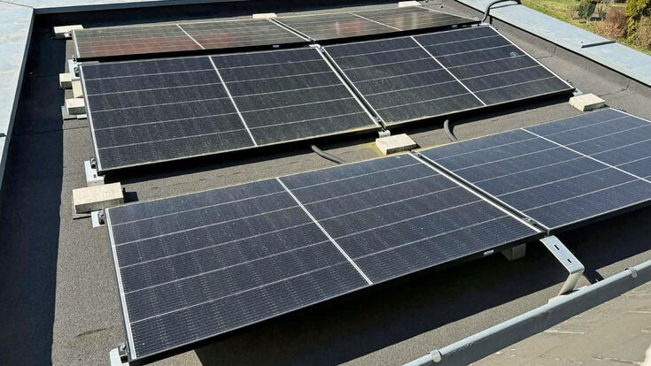 Die Photovoltaikanlage eines Testhaushalts, dessen Daten im Projekt iLESS von Fraunhofer Austria untersucht wurden.