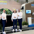 Florian Beck, Thorsten Erbes, Oliver Sattler und Benjamin Ziecker von Midea Europe (von links nach rechts).