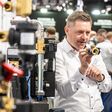 Kundenberatung am Stand von Afriso zur IFH/ Intherm