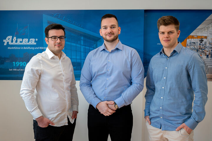 ATREA Österreich, Niklas Auinger, Niederlassungsleiter Novica Glamocanin, Lukas Klausner
