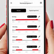 Mobiltelefon mit HovalConnect App zur Steuerung der Heizung