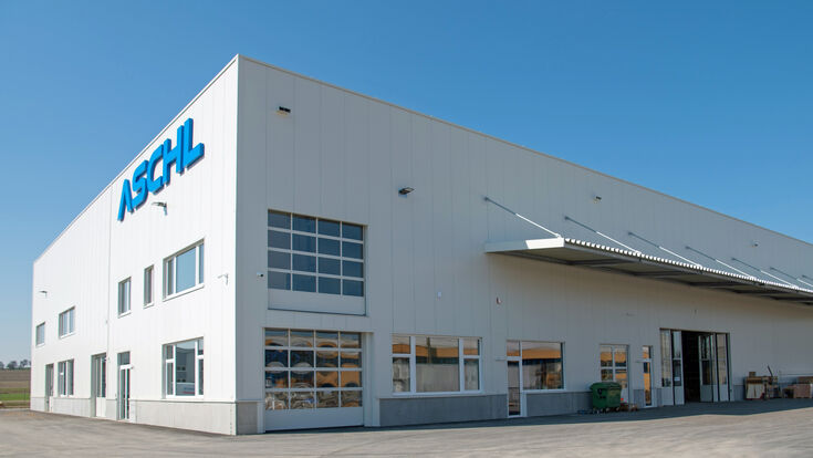 neuer Logistik- und Produktionsstandort in Wels/OÖ von Edelstahlspezialist Aschl (eine Marke der 1A Edelstahl GmbH)