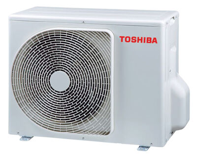Außeneinheit der SHORAI Curve Wärmepumpe zum Heizen und Kühlen von TOSHIBA