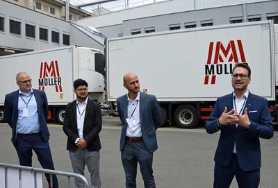 MSt. Andreas Rab (VEK), David Burzynski (Coldsense), Ing. Bernhard Fritsch (VEK), Mag. Roland Spitzhirn (GF der VEK).