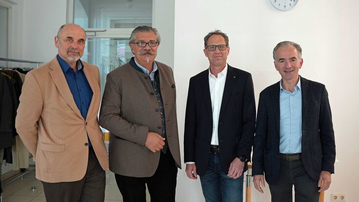 v.l.: Klaus Dieter Fuhrmann (Schriftf?hrer), Andreas Rotter (Obmann), Thomas Priglhuber (Kassier), Martin Hagleitner (stv. Obmann)