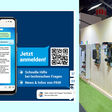 Screenshot des KI-Assistenten Manuel von PAW und Teil des Messestandes zur IFH/Intherm