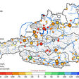 Österreich mit Grundwasserständen Ende April 2026 im Vergleich zum langjährigen Mittelwert zum 30.04., BMLUK, Wasserhaushalt Österreich, Monatsbericht April 2026