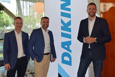 Gerhard Perschy, Alexander Springler, Almir Karagic von Daikin Österreich