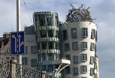 Außenansicht eines Gebäudes in Prag