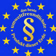EU-Flagge mit Paragraph und ungültiger Aussage zu einem Produkt, wenn diese nicht eindeutig nachweisbar ist