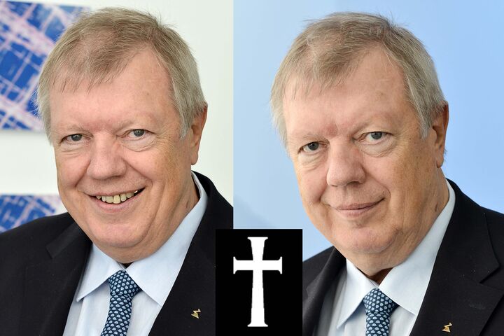 zwei Fotos von Uwe Ziehl, der am 6. Juni 2026 im Alter von 79 Jahren verstorben ist