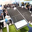 Blick in einer der Hallen der Intersolar Europe in München